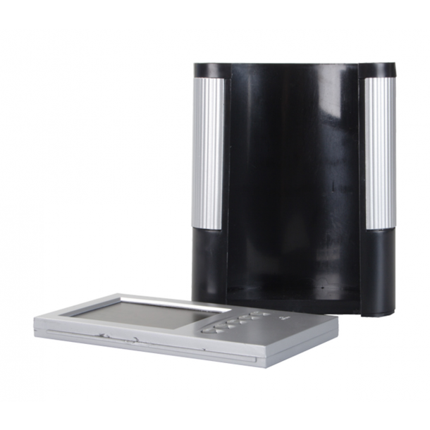 Loris - pojemnik na długopisy z zegarem