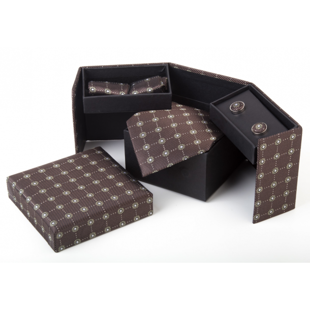 Clergoux - krawat - Brązowy