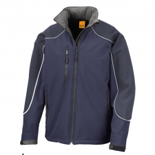 Hooded Softshell Jacket Unisex Navy 2XL