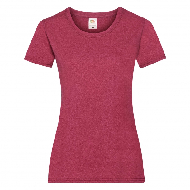 Ladyfit Valueweight Vintage Heather Red L