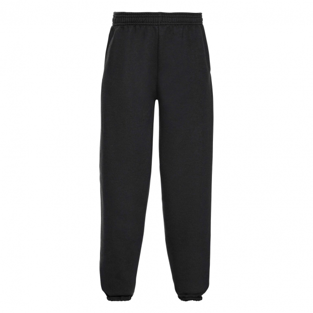 Childrens Sweat Pants 50/50 Black 7-8 (128)