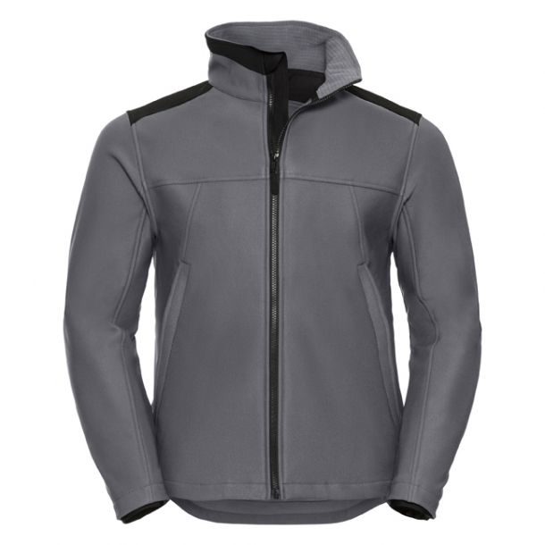 Adults Workwear Softshell Jacket Convoy Grey L