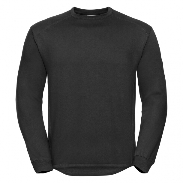 Heavy Duty Crew neck Sweat Black 3XL
