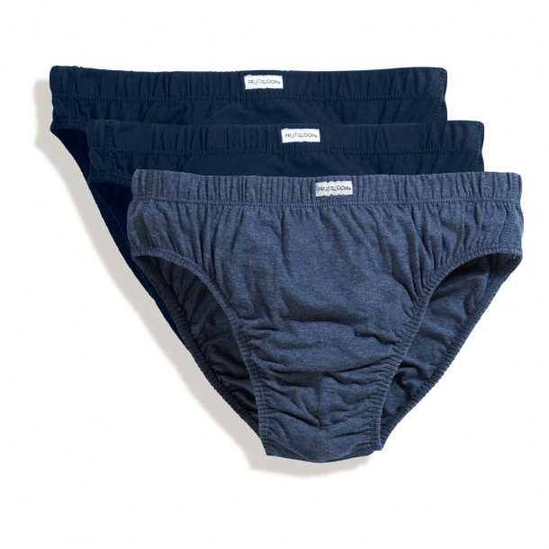 Classic Slip 3 Pack Navy/Navy/Md Bl Mrl M