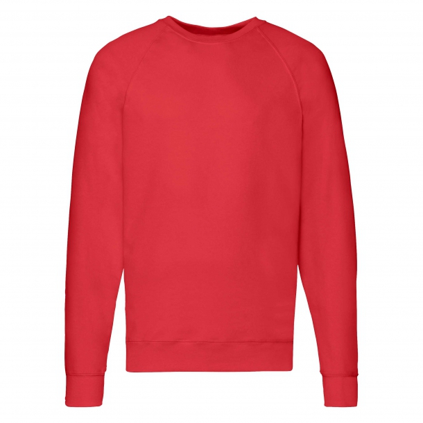 Lightweight Raglan Sweat 80/20 Red L