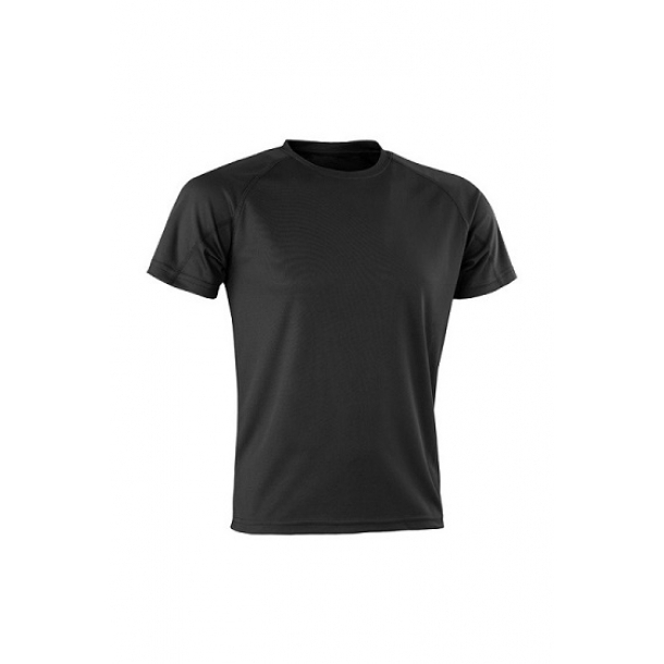 Unisex Impact Performance Aircool Tee Black 2XL