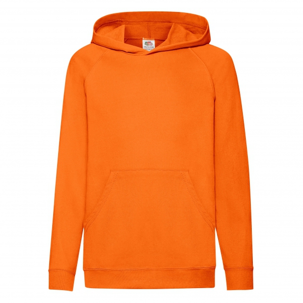 Kids Lightweight Hooded Sweat Orange 14-15 (164)