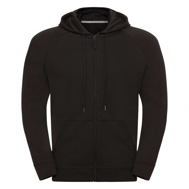 Mens HD Zipped Hood Sweat 65/35 Black M