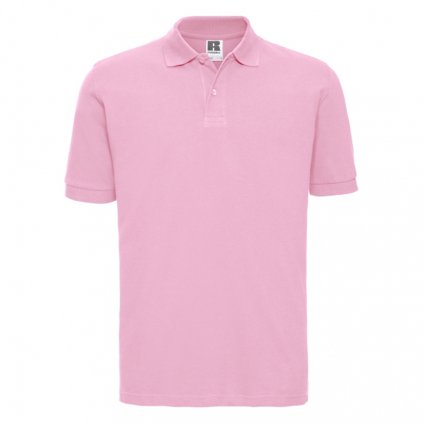 Mens Classic Cotton Polo Candy Pink L