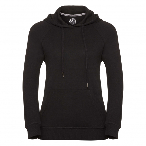 Ladies HD Hooded Sweat 65/35 Black S