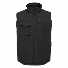 Mens Heavy Duty Gilet Black 2XL