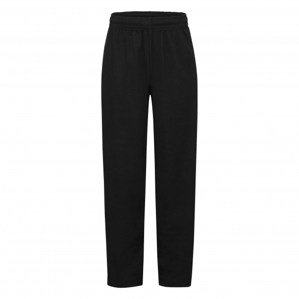 Kids Lightweight Open Hem Jog  Black 5-6 (116) - black