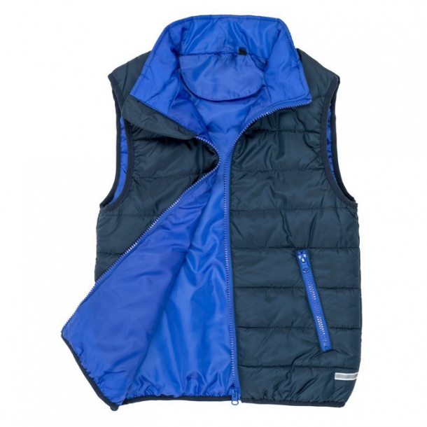 Junior Youth Padded Bodywarmer Navy/Royal L (9-10)