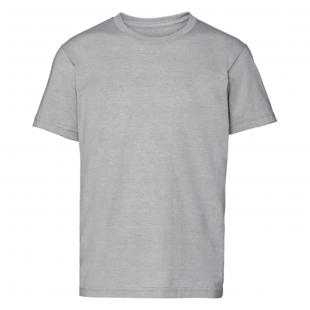 Kids HD Tee Silver Marl 7-8 (128)
