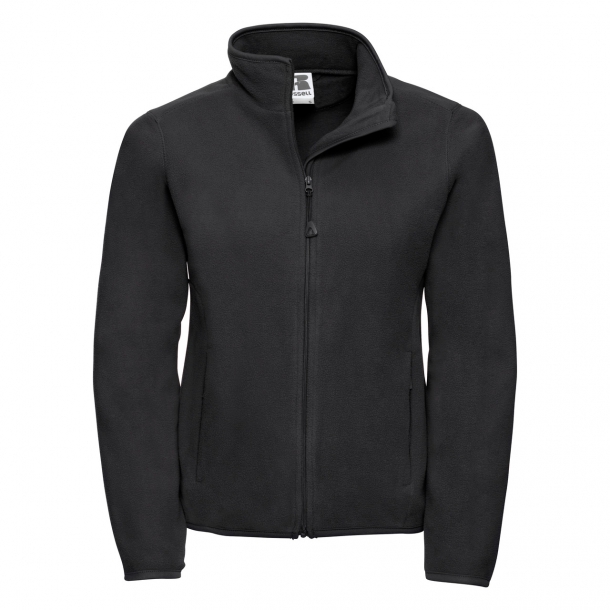 Ladies Fitted Full Zip Microfleece Black XL