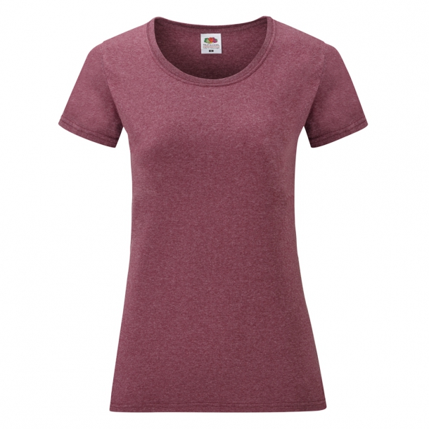 Ladyfit Valueweight Heather Burgundy S