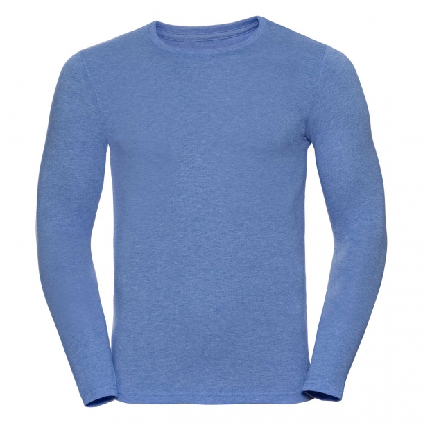 Mens L/S HD Tee Blue Marl S