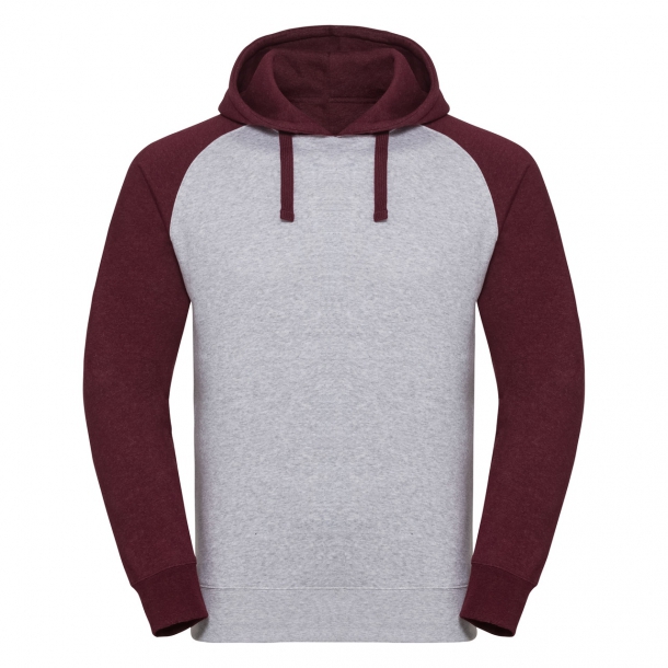 Authentic Hood Baseball Sweat L Oxf/Burg Mela 2XL