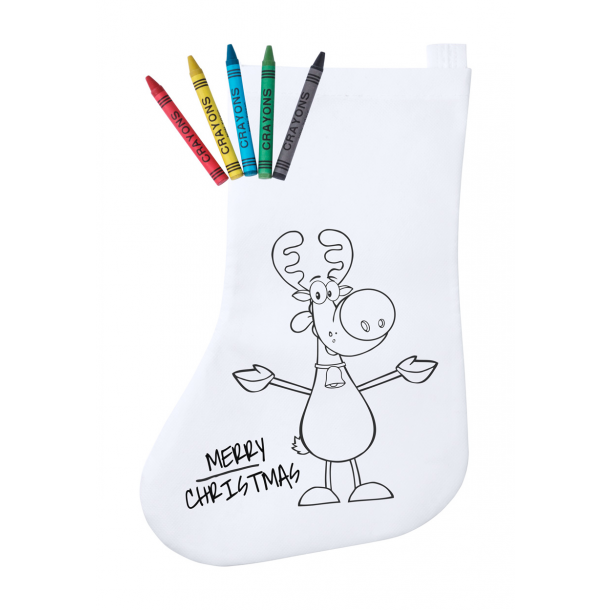 Plicom - świąteczna skarpeta do kolorowania