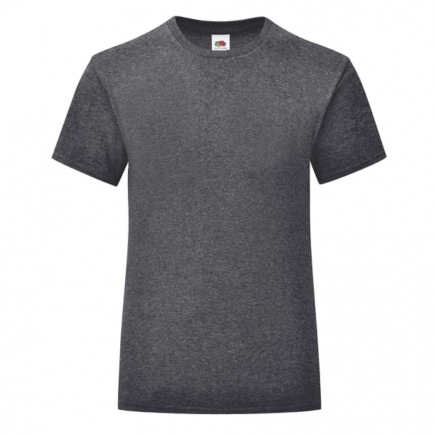 Girls Iconic Dark Heather Grey 12-13 (152)