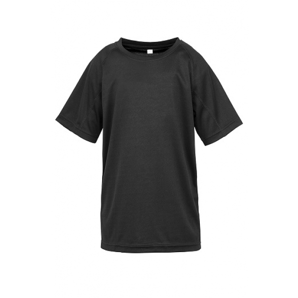 JNR Performance Aircool Tee Black L 9-10 (140)