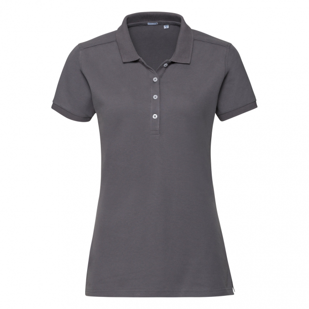 Ladies Stretch Polo Convoy Grey 2XL