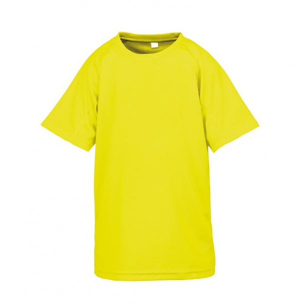 JNR Performance Aircool Tee Flo Yello L 9-10 (140)
