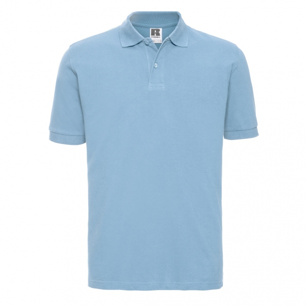 Mens Classic Cotton Polo Sky S