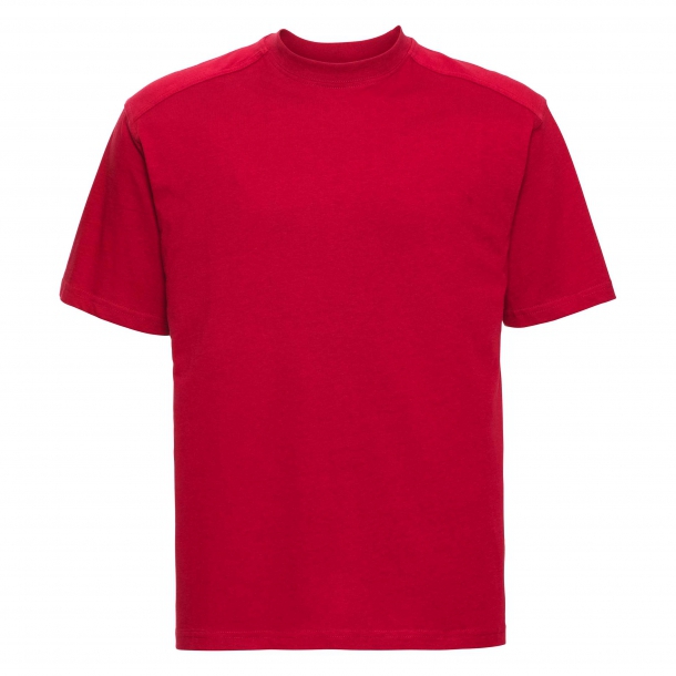 Adults Heavy Duty Cotton T-shirt Classic Red L
