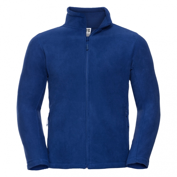 Mens Full Zip Outdoor Fleece Bright Royal XS