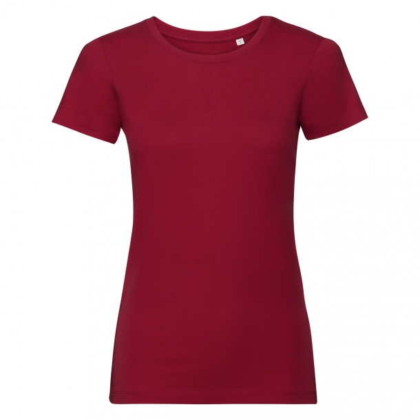 Ladies Authentic Tee Pure Organic Classic Red XS