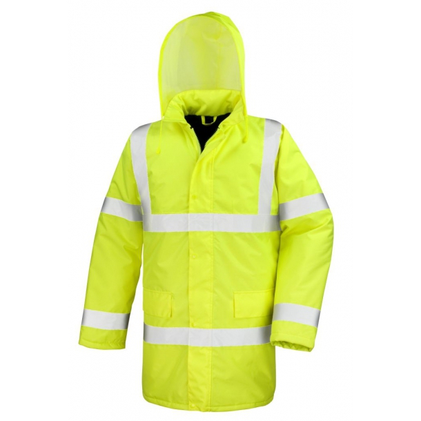 Hi-Vis Motorway Coat Yellow S
