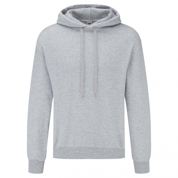 Classic Hooded Basic Sweat Heather Grey S