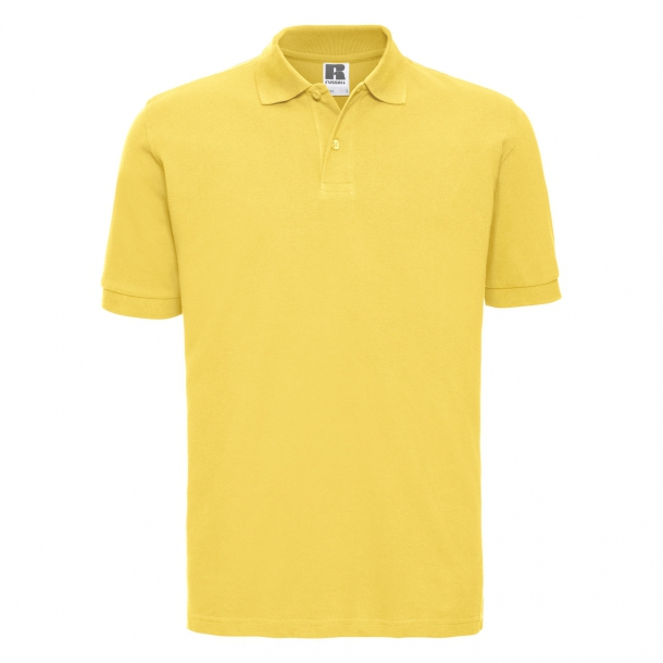 Mens Classic Cotton Polo Yellow XL