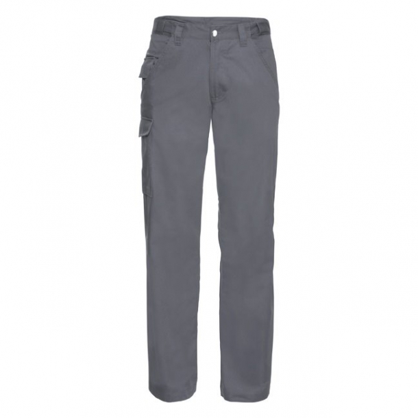 Adults’ Polycotton Twill Trousers Con.Grey 36x32 R
