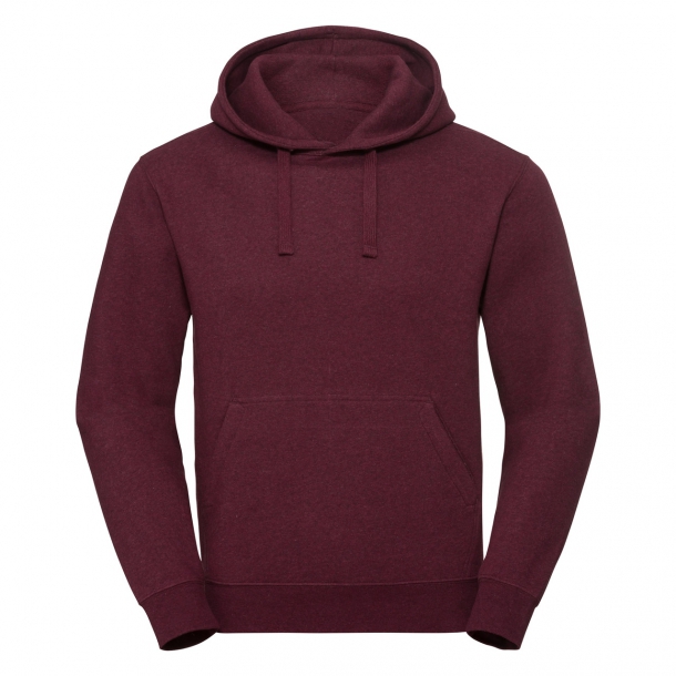 Mens Auth Mlng Hooded Sweat 75/21/4 BurgundyMel S