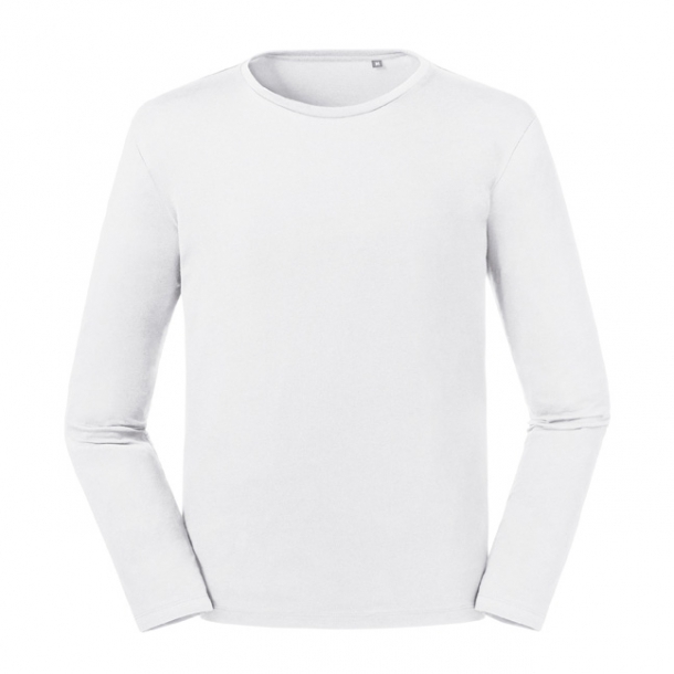 Mens Pure Organic L/S White S