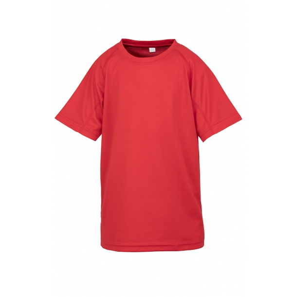 JNR Performance Aircool Tee Red M 7-8 (128)