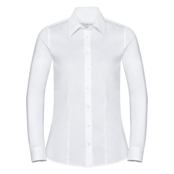 Ladies LongSleeve Tailored Coolmax Shirt White XS