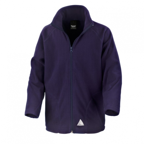 Junior Microfleece Jacket Navy 6-8 - Navy