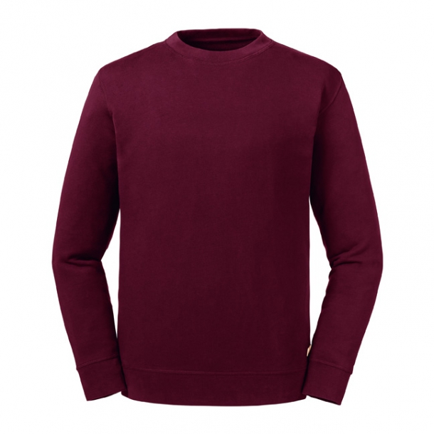 Adults Pure Organic Reversible Sweat Burgundy 2XL