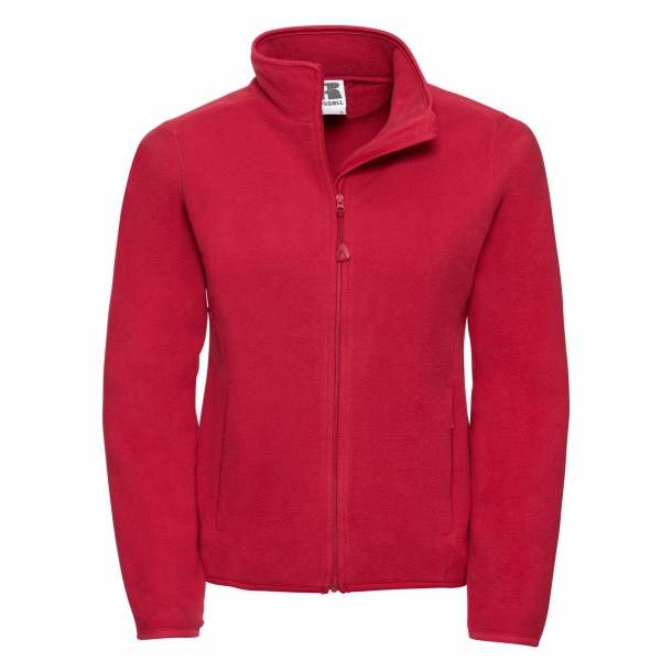 Ladies Fitted Full Zip Microfleece Classic Red L