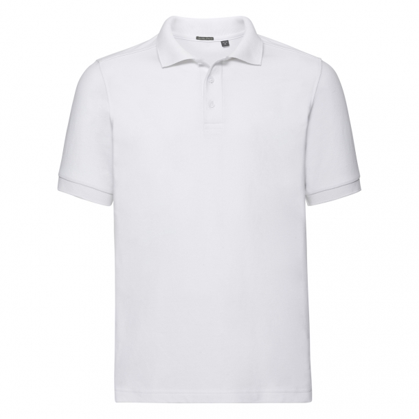 Mens Tailored Stretch Polo White 2XL