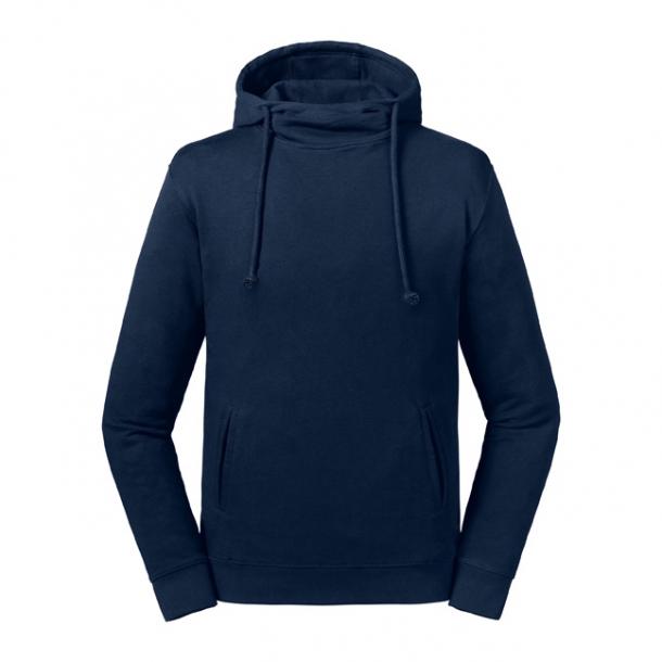 Adults Pure Organic Hooded Sweat French Navy XS