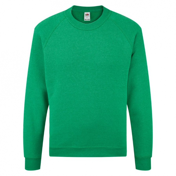 Kids Raglan Sweat 60/40 Heather Green 9-11 (140)