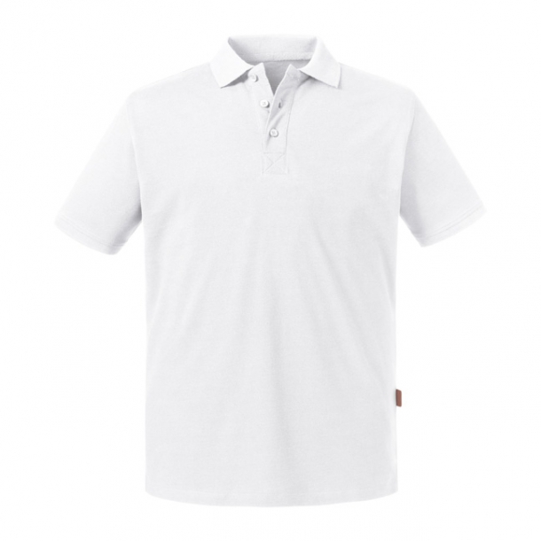 Mens Pure Organic Polo White 2XL