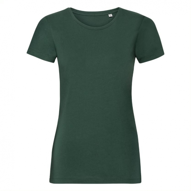 Ladies Authentic Tee Pure Organic Bottle Green XS