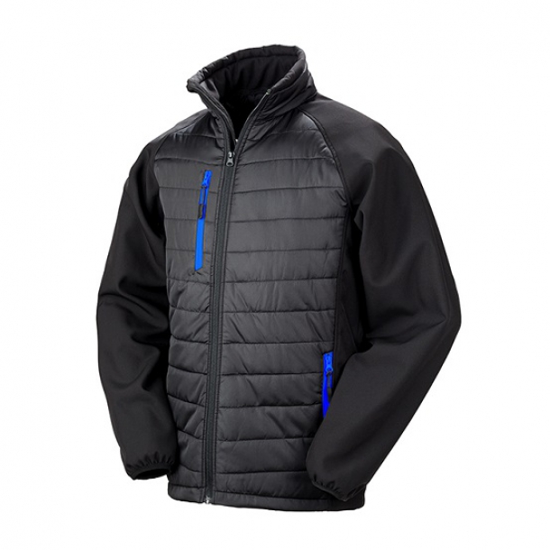 Black Compass Softshell Jacket Black/Royal L