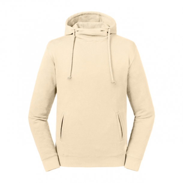 Adults Pure Organic Hooded Sweat Natural L