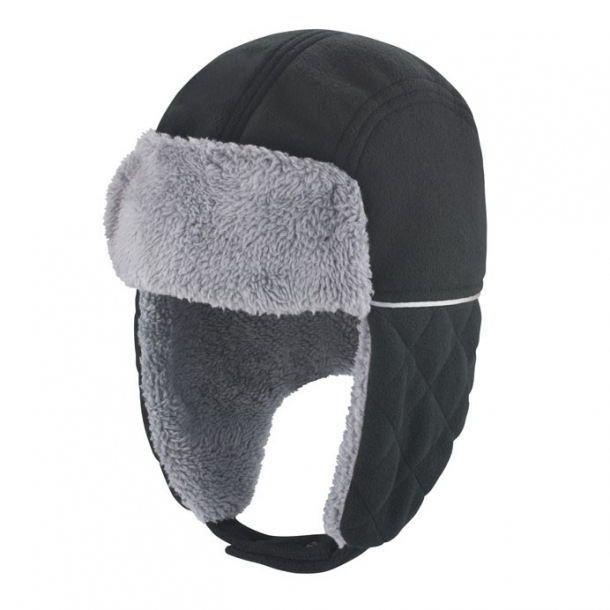 Core Ocean Trapper Hat Black/Grey S/M - Black/grey